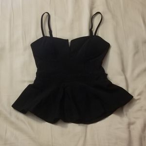 Material Girl peplum blouse